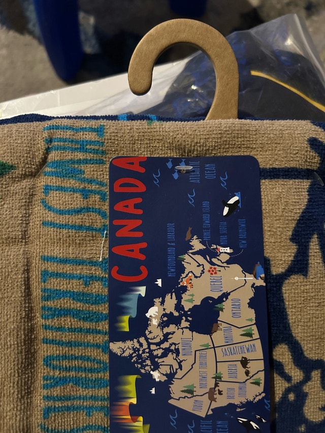 Brand New Canada Map Beach Pool Travel Towel - photo 2