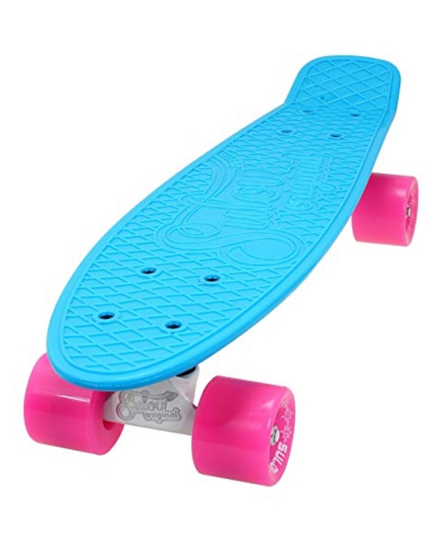 Kids Solid Penny Board Cruiser Skateboard - photo 3