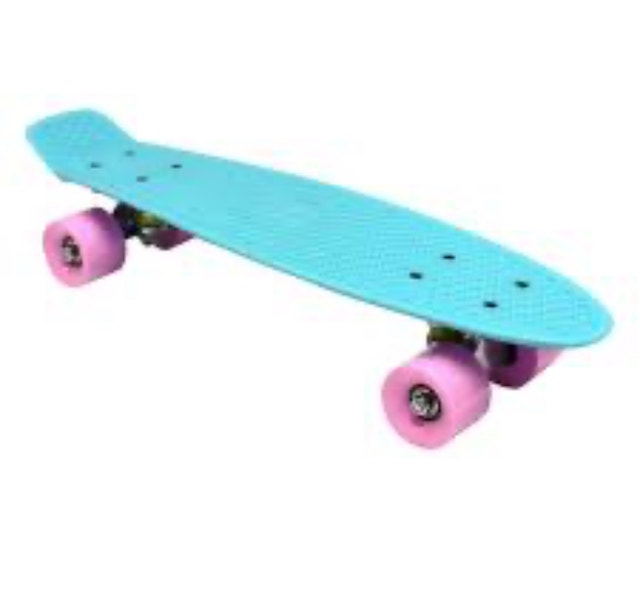 Kids Solid Penny Board Cruiser Skateboard - photo 4