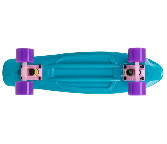 Kids Solid Penny Board Cruiser Skateboard - photo 5