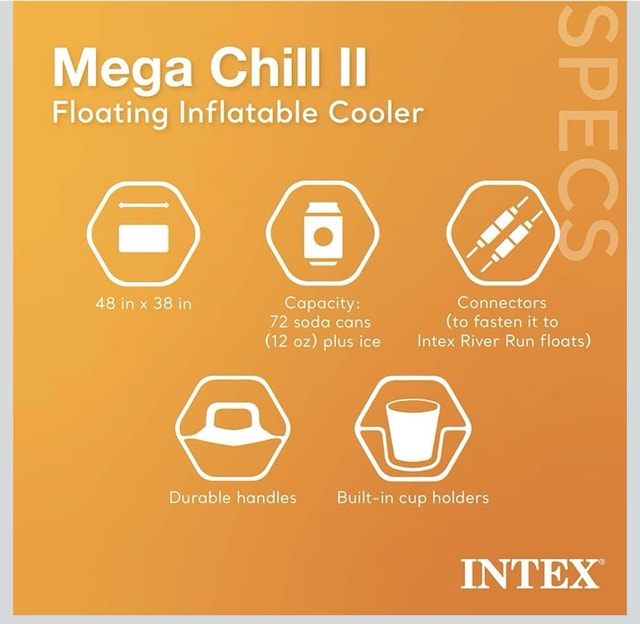 Brand New Intex Mega Chill 2 Cooler Float - photo 2