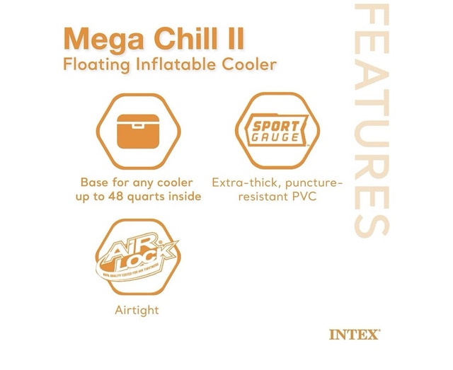 Brand New Intex Mega Chill 2 Cooler Float - photo 3