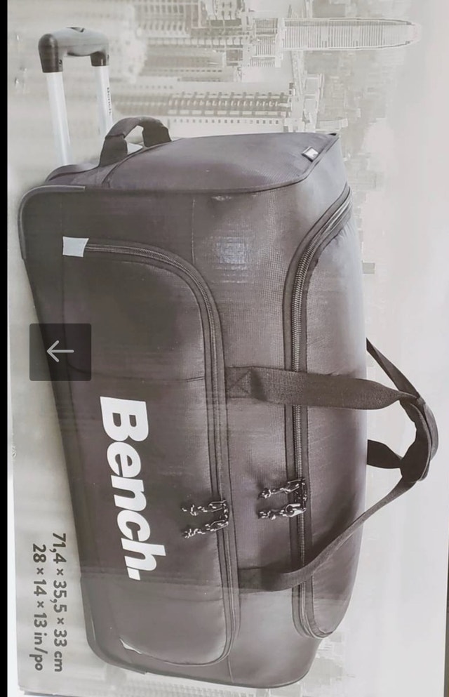 Brand New Bench Wheeled Duffel Sports Bag