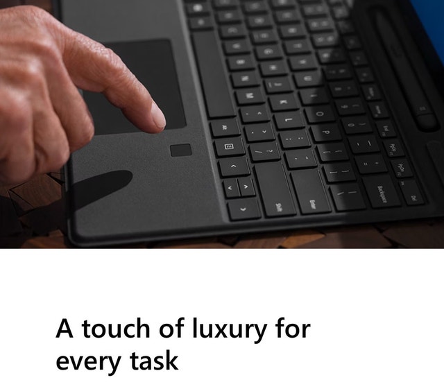 Microsoft Surface Pro Type Cover w/ Fingerprint Keyboard - photo 2