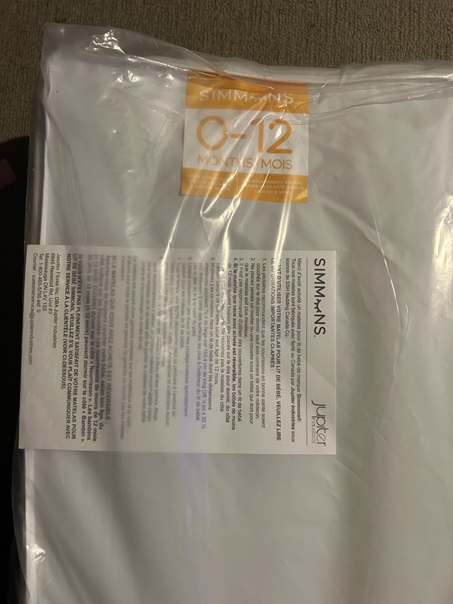 Brand New Simmons Kids Jupiter 2-Sided Crib Mattress - photo 2