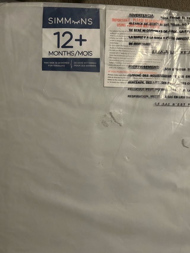 Brand New Simmons Kids Jupiter 2-Sided Crib Mattress - photo 3