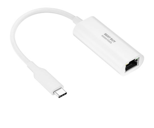 Essentials USB-C to Ethernet Adapter
