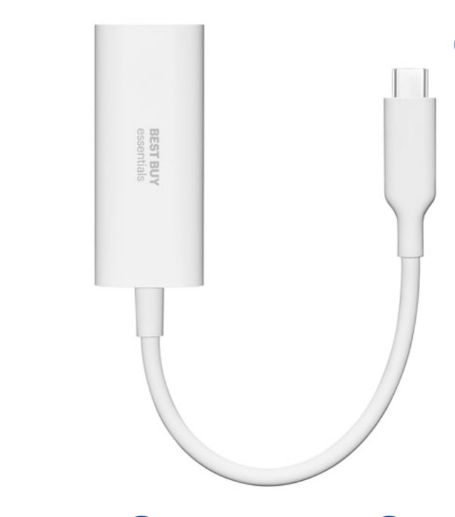 Essentials USB-C to Ethernet Adapter - photo 2