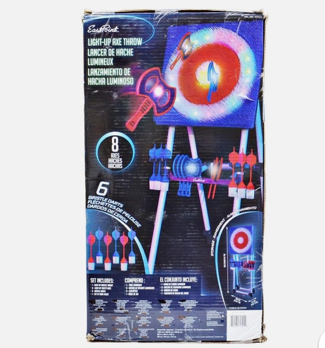 Brand New EastPoint Light-Up Axe Throw Game Set - photo 2