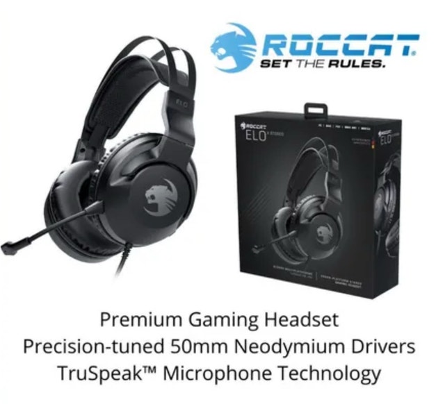 Brand New Roccat ELO X Stereo eSports Gaming Headset