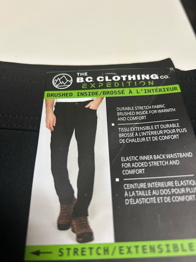 Brand New BC Clothing Expedition Stretch Brushed Pants