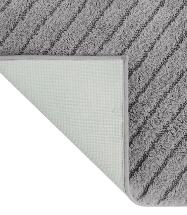 Brand New Fieldcrest Luxury Cotton Bath Mat - Navy Blue - photo 3