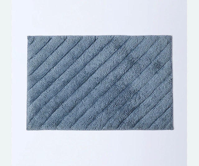 Brand New Fieldcrest Luxury Cotton Bath Mat - Navy Blue - photo 4