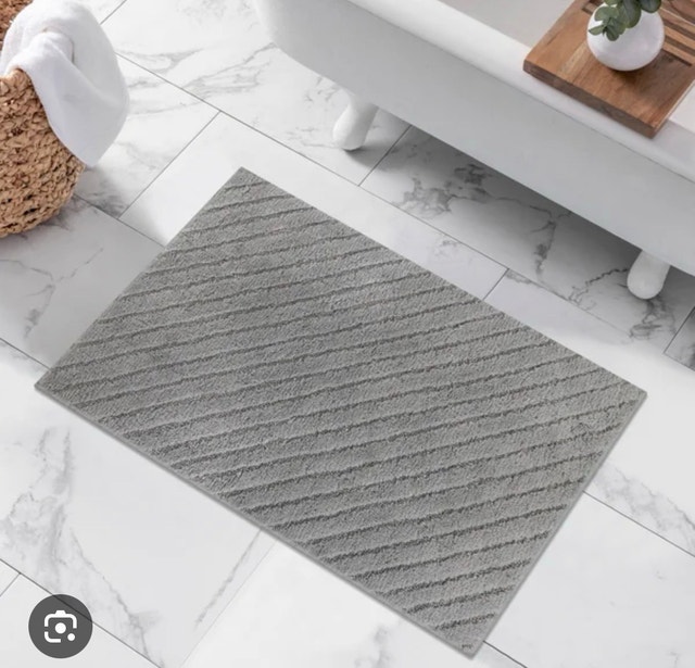 Brand New Fieldcrest Luxury Cotton Bath Mat - Navy Blue - photo 5