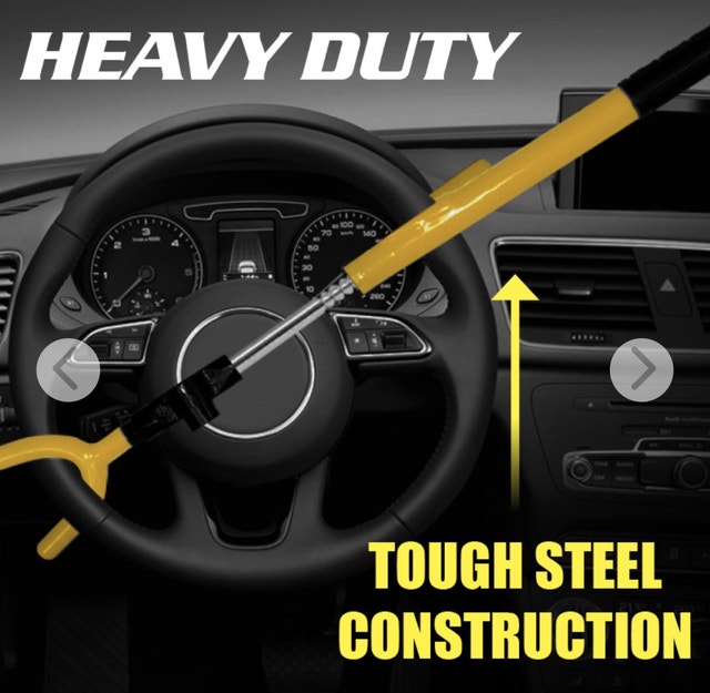 Trex Lock-Up ST-42 Anti-Theft Car Truck Steering Wheel Lock