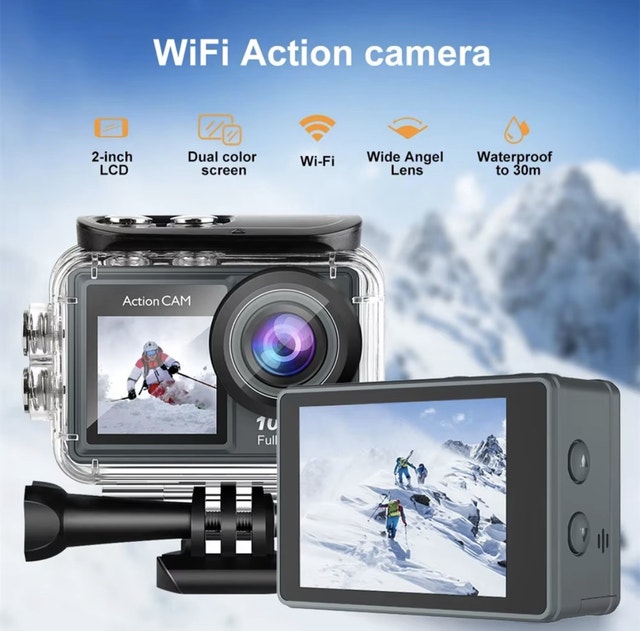 Brand New Vivitar 4K Ultra HD WiFi Action Camera Set - photo 2