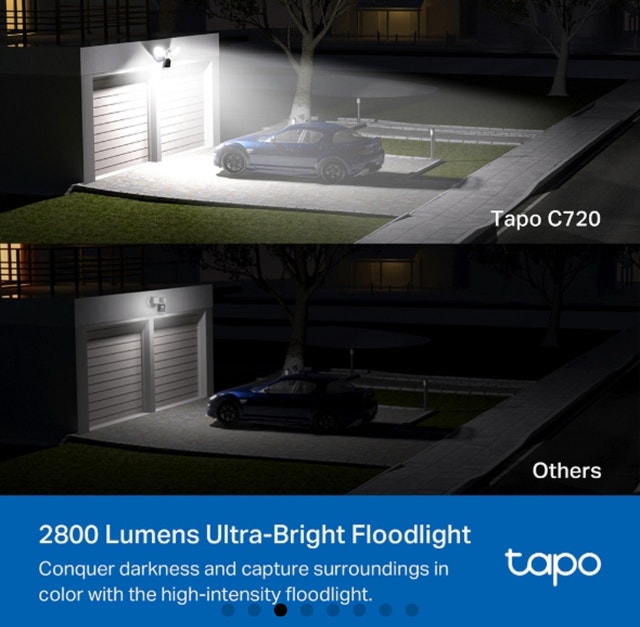 TP-Link Tapo C720 Smart Outdoor Security Floodlight - photo 5