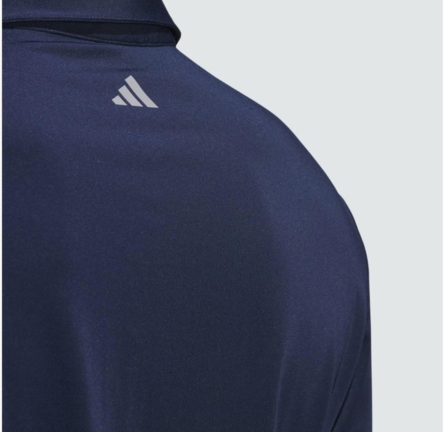 Brand New Adidas Core Men's Long Sleeve Golf Polo Shirt - Navy