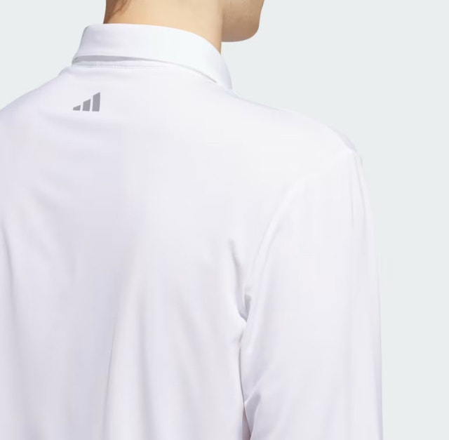 Brand New Adidas Core Men’s Long Sleeve Polo Golf Shirt - White