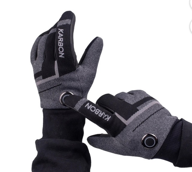 Brand New Karbon 3D Knit Hybrid Heated Sports Gloves