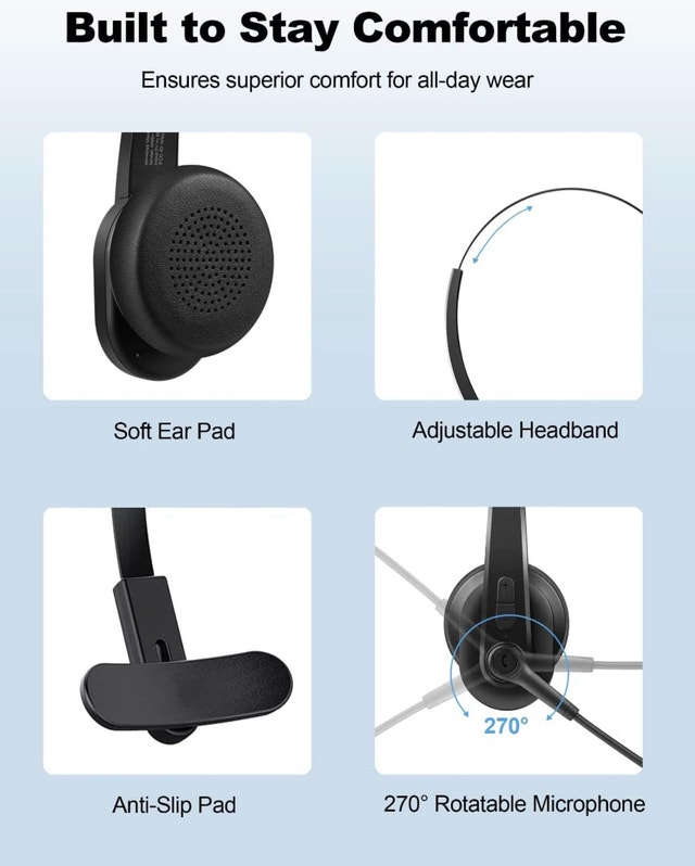 Brand New Sarevile Wireless Mono Headset Headphones - photo 3