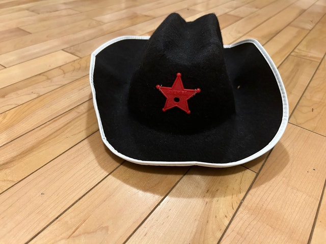 Cowboy Cowgirl Sheriff's Hat