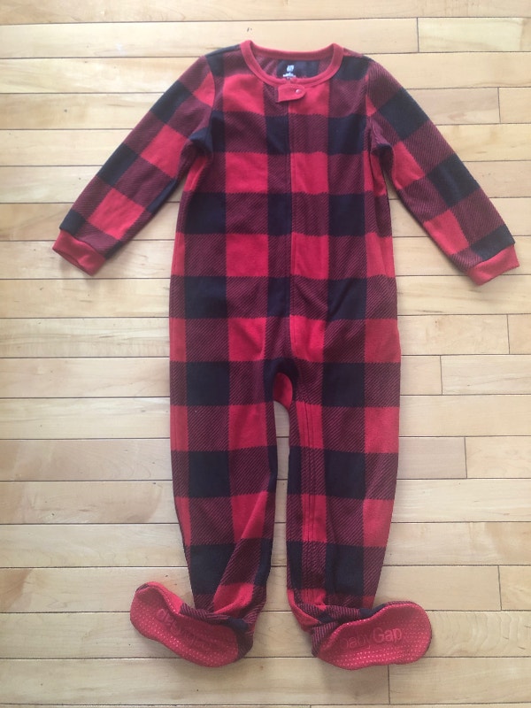 Kids Winter Fleece Onesie Pyjamas 4T - Great Condition