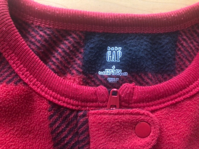 Kids Winter Fleece Onesie Pyjamas 4T - Great Condition - photo 2
