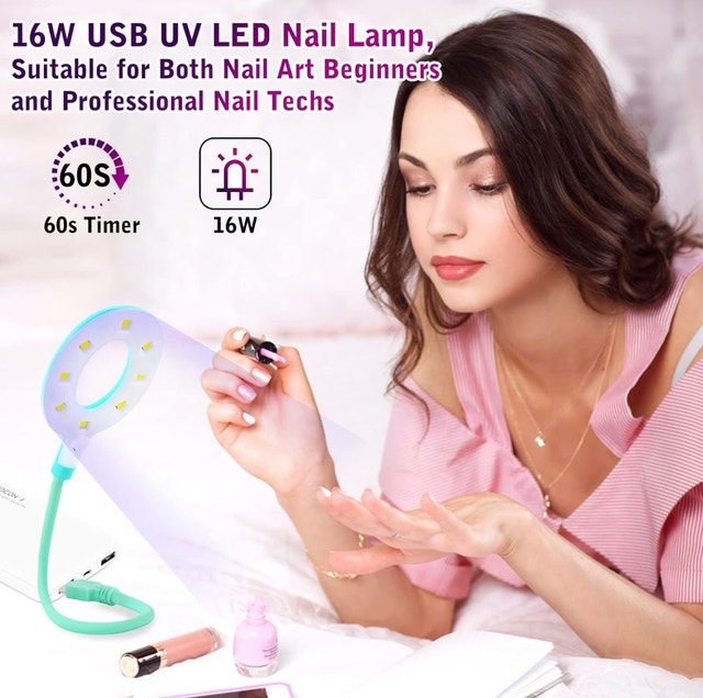 Brand New XttnBM Portable USB UV LED Nail Lamp - photo 5