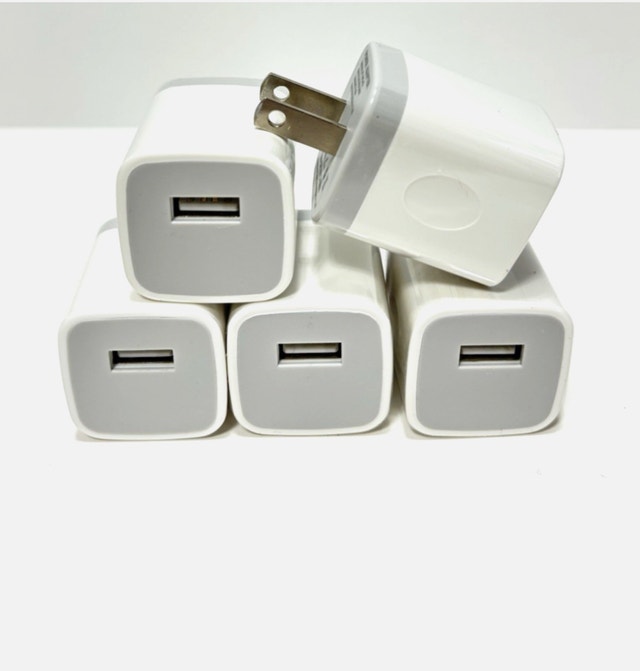 AILKIN USB Charger Wall Plug - 5 Pack - photo 2