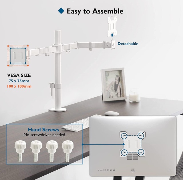 Brand New Bontec Dual Monitor Desk Mount Stand - photo 5