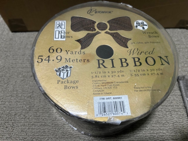 Brand New Berwick Wired Edge Ribbon 6pk - photo 2