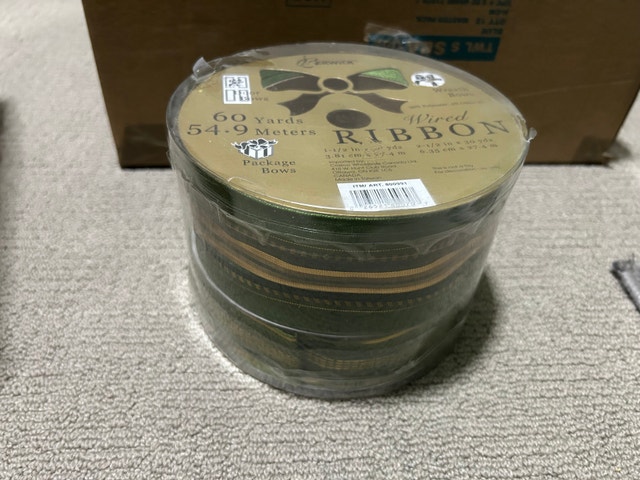 Brand New Berwick Wired Edge Ribbon 6pk - photo 3