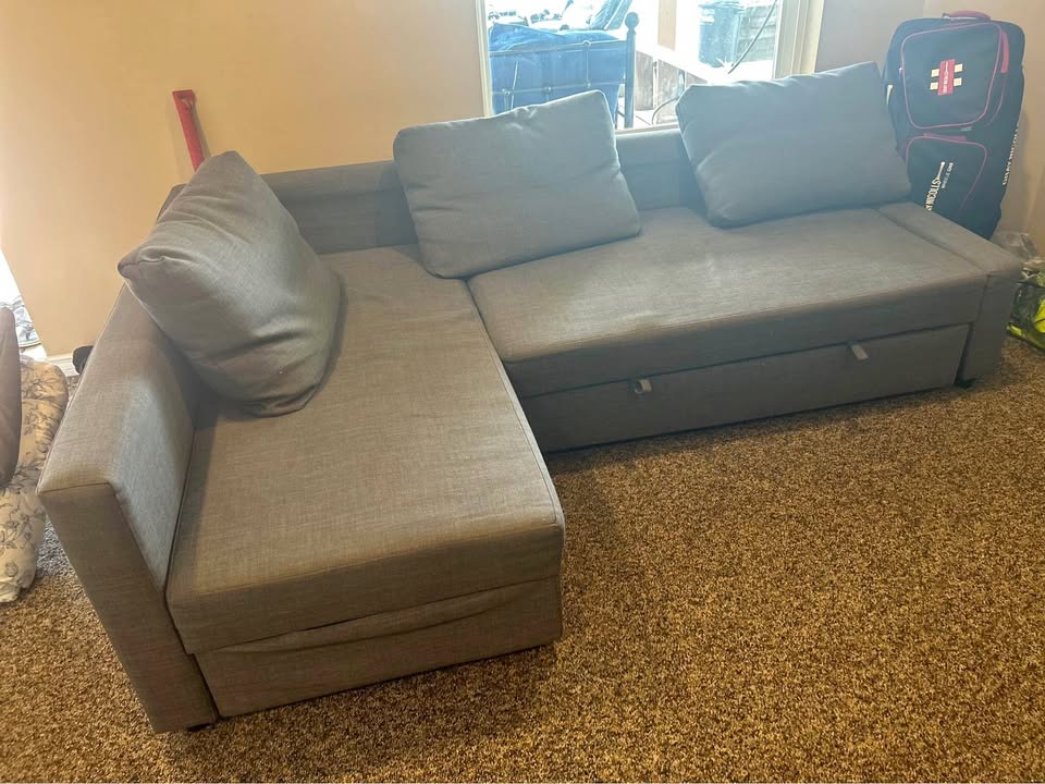IKEA sofa bed with storage 🥕