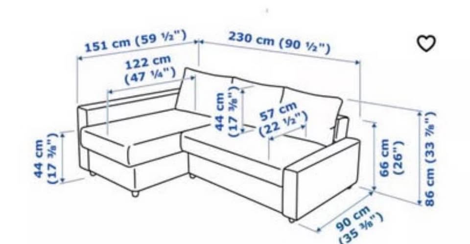 IKEA sofa bed with storage 🥕 - photo 3