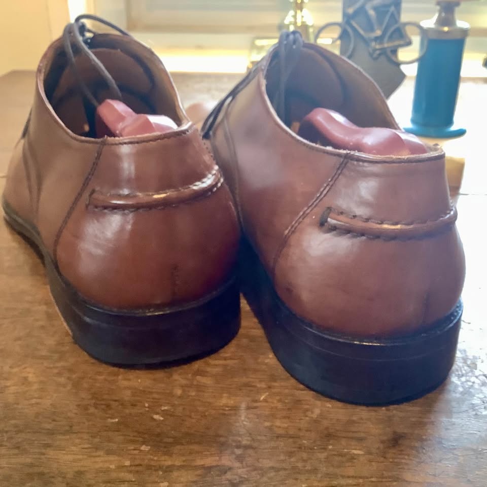 Johnston Murphy Cap Toe Oxford Leather Dress Shoes Sz 11 - photo 5
