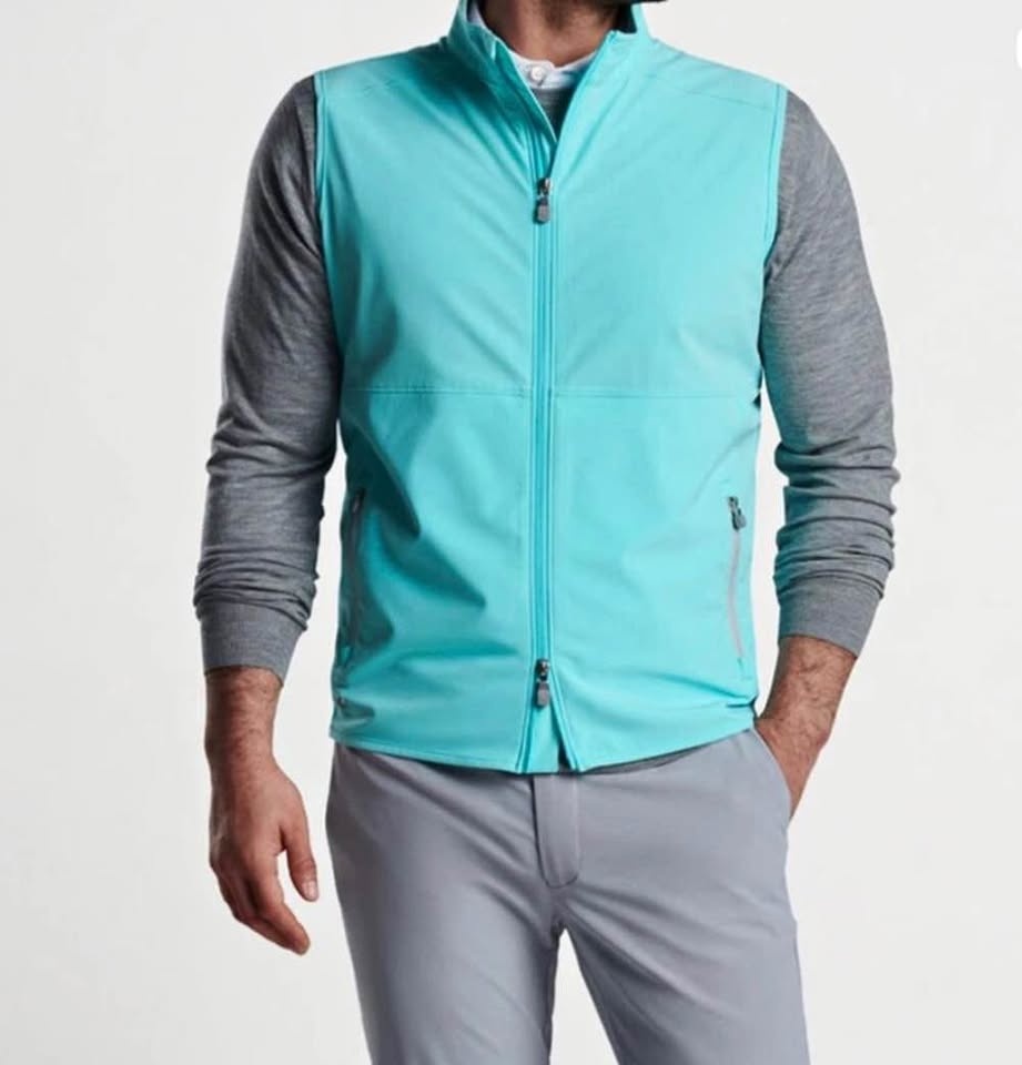 Peter Millar Golf Flex Adapt Full Zip Vest Jacket Sz Medium NWOT