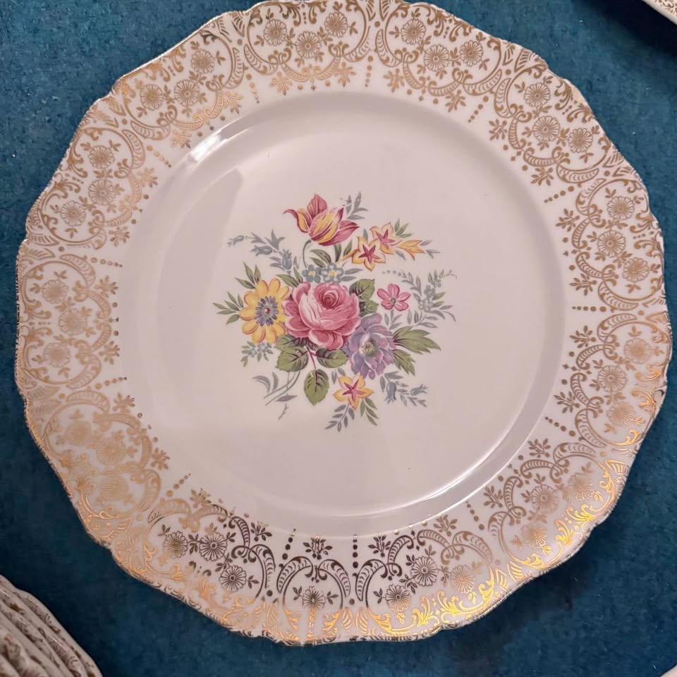 Canonsburg Pottery Golden Fragrance Dish Set