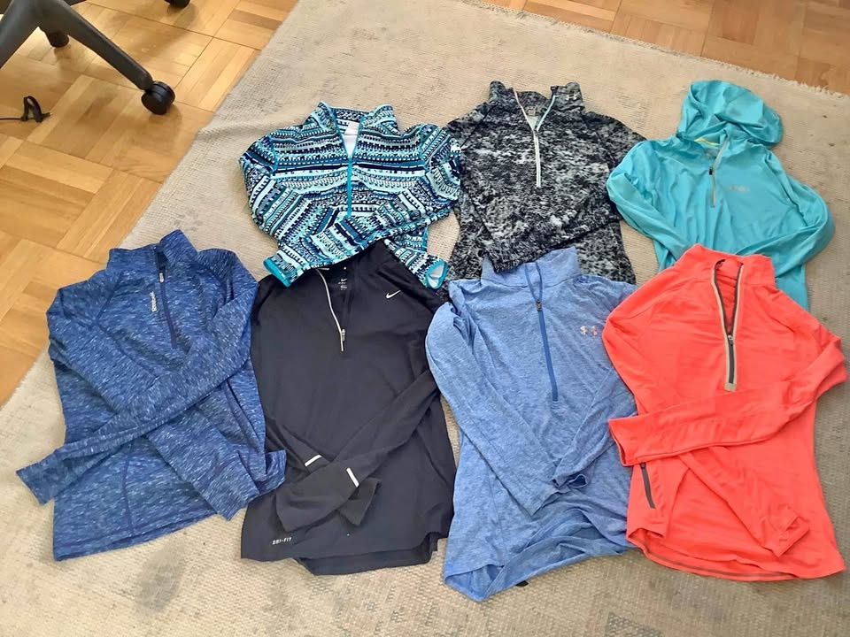 Women's Running Tops - M/S/XS - Nike, UA, Reebok