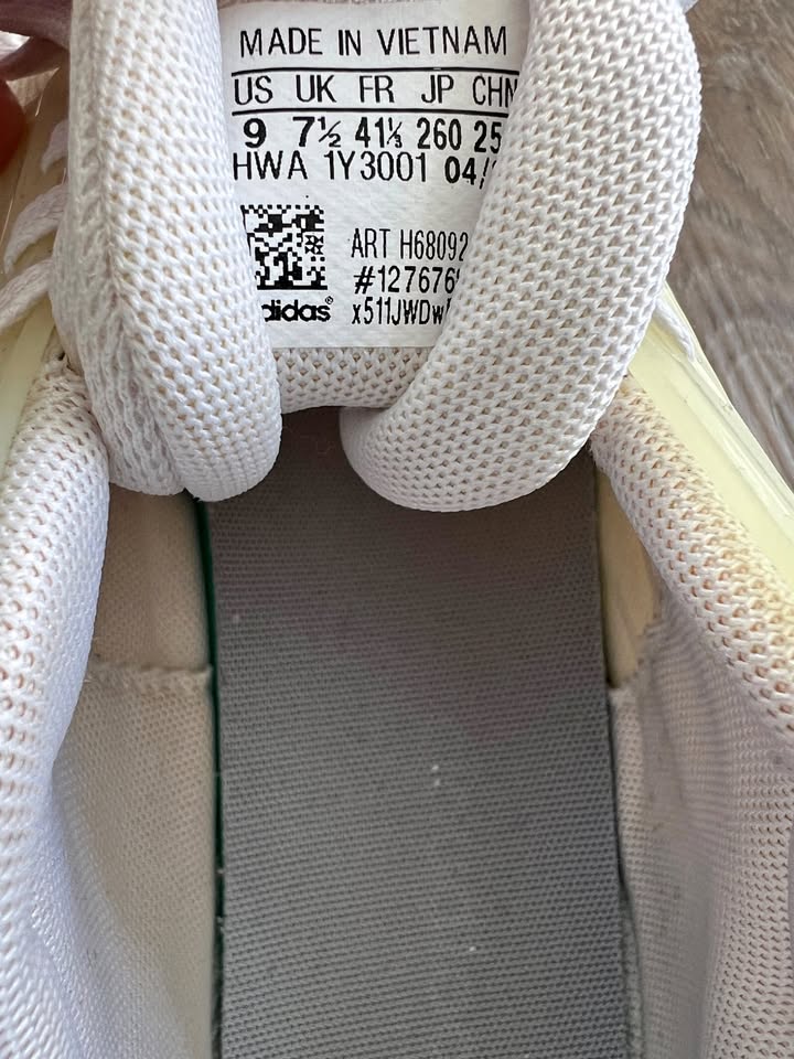Women's Adidas White Running Shoe