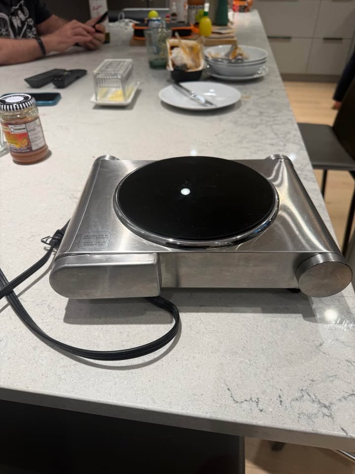 Salton Stainless Steel Single Burner Hot Plate - photo 2