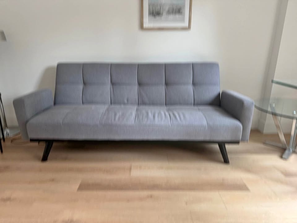 Mo’s Collection Heiderbed Sofa – Modern Convertible Sleeper (Gre