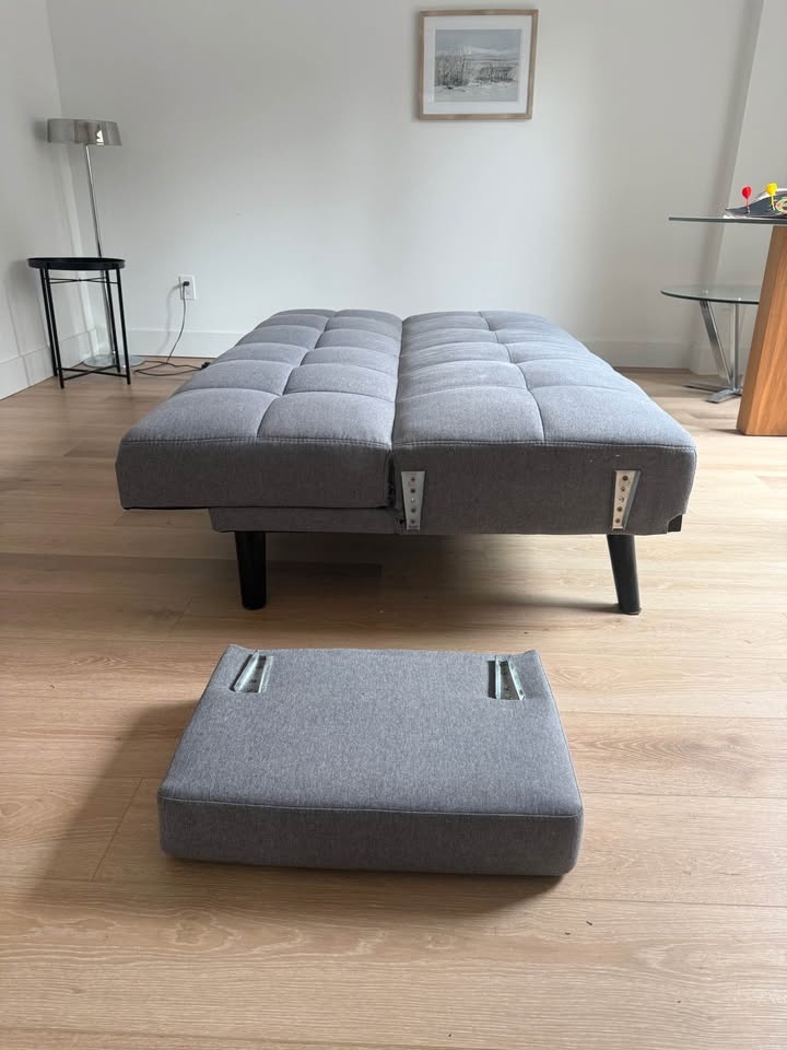 Mo’s Collection Heiderbed Sofa – Modern Convertible Sleeper (Gre - photo 2