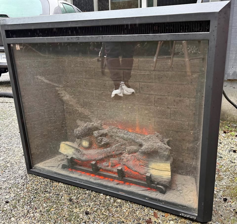 Large Electric Fireplace Insert – PuraFlame Western Series