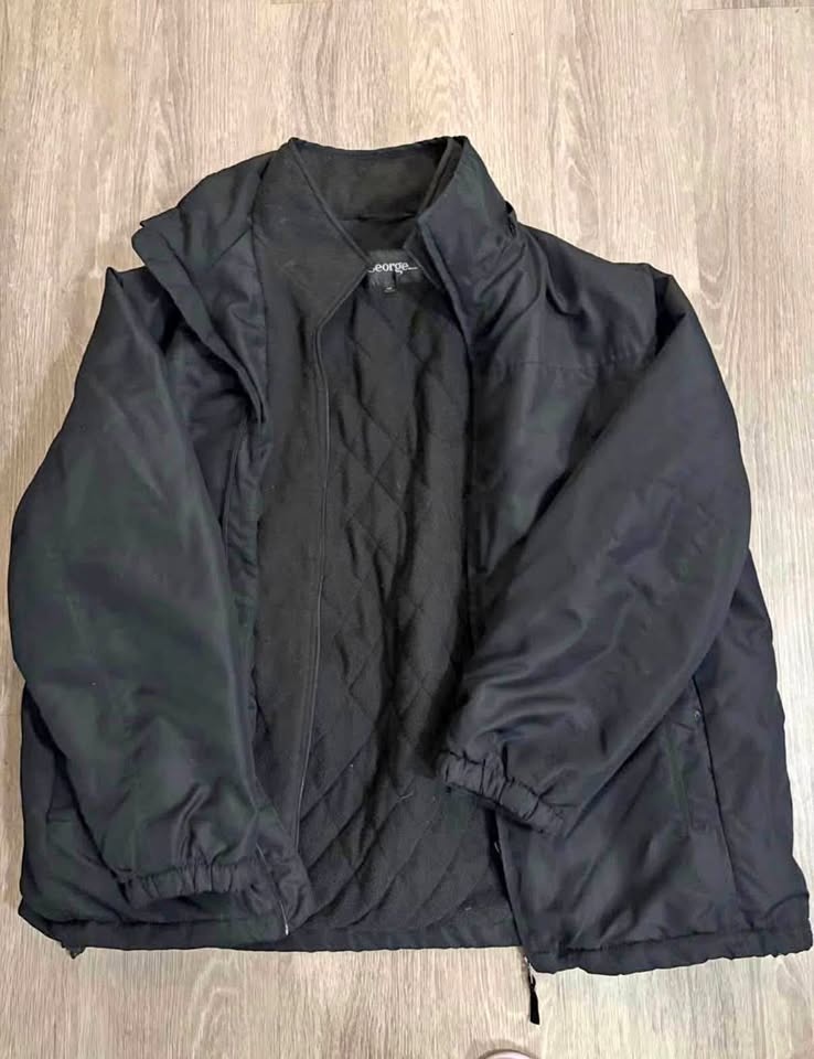 Men’s winter jacket black waterproof