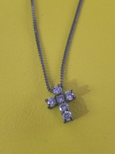 Vintage 90's Costume Jewelry Holy Cross Necklace - photo 2
