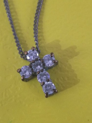 Vintage 90's Costume Jewelry Holy Cross Necklace - photo 3