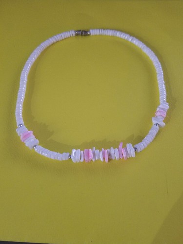 Vintage 90's Costume Necklace - Coral Shell Type