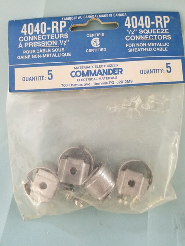 4040-RP 1/2" Squeeze Electrical Connectors (4 Pack)