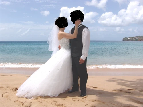 Princess Style Strapless Wedding Dress - Excellent Condition